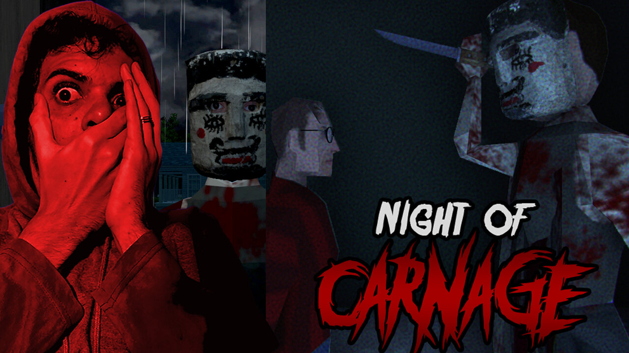 DESCOBRI QUE MEU VIZINHO É UM ASS4SS1NO - NOITE DA CARNIFICINA - JOGO DE TERROR NIGHT OF CARNAGE