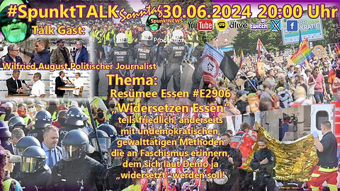 #SpunktTALK bei SpunktNEWS, Talk Gast: Wilfried August, politischer Journalist