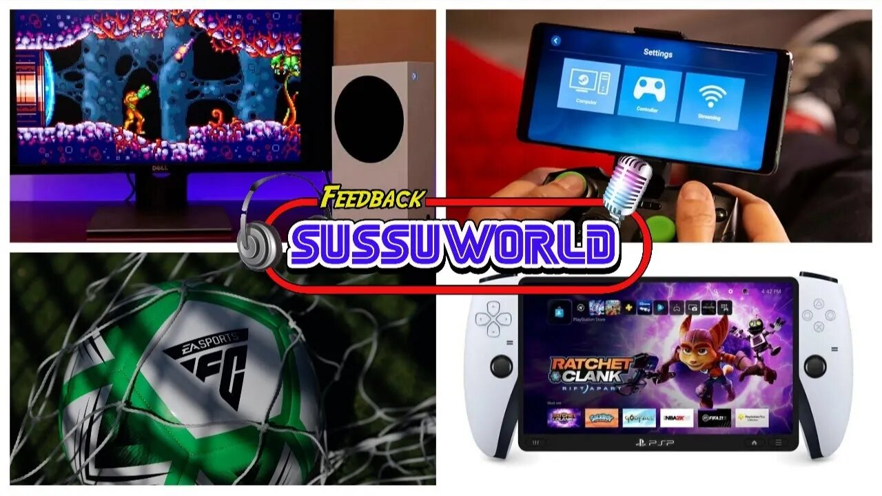 Feedback SussuWorld - Emuladores no Xbox, Streaming nos Games, Portátil da Sony e mais !!