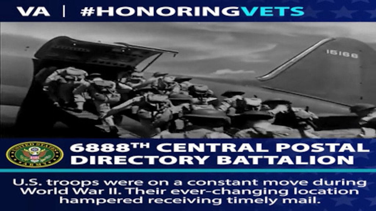 HonoringVets: 6888th Central Postal Battalion