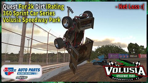 Quest for 2k iRating in the Official 360 Sprint Car Division - Volusia Speedway - iRacing Dirt