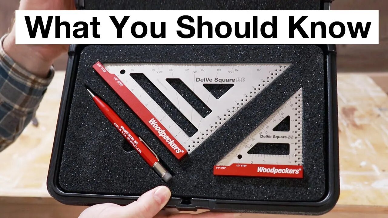 What You Should Know About The Woodpeckers DelVe Square SS | Unboxing and Review | Woodworking Tools