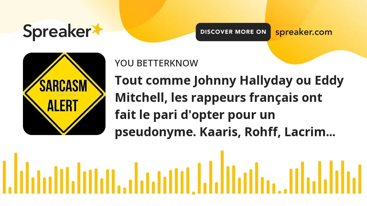 Tout comme Johnny Hallyday ou Eddy Mitchell, les rappeurs français ont fait le pari d'opter pour un