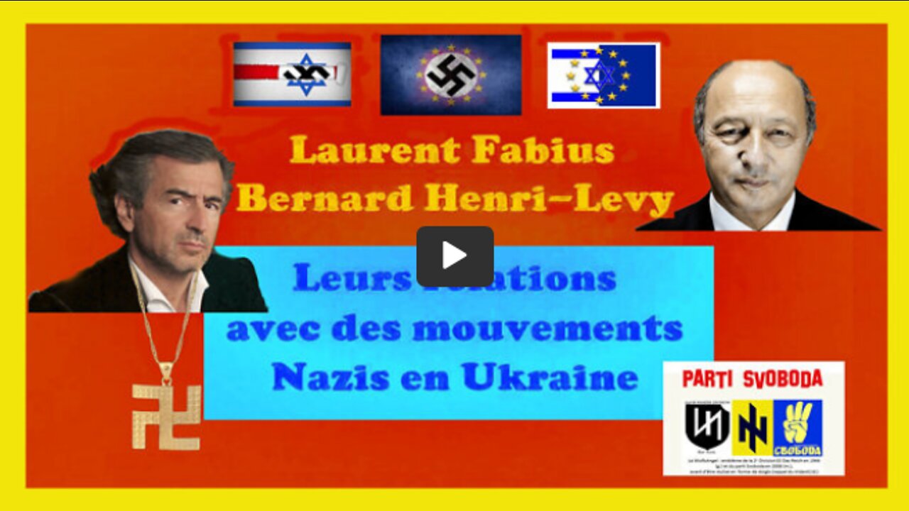 UKRAINE. FABIUS et BHL sont du côté des néo-nazis