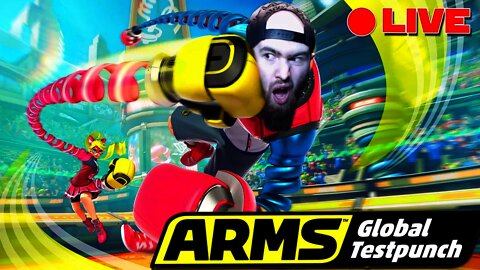 [🔴LIVE] 💪ARMS GLOBAL TESTPUNCH! - A New Fighter Approaches! 💪 Twintelle Joins The Fight!💪