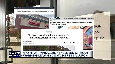 Portrait innovations closes without warning leaving customers in a lurch