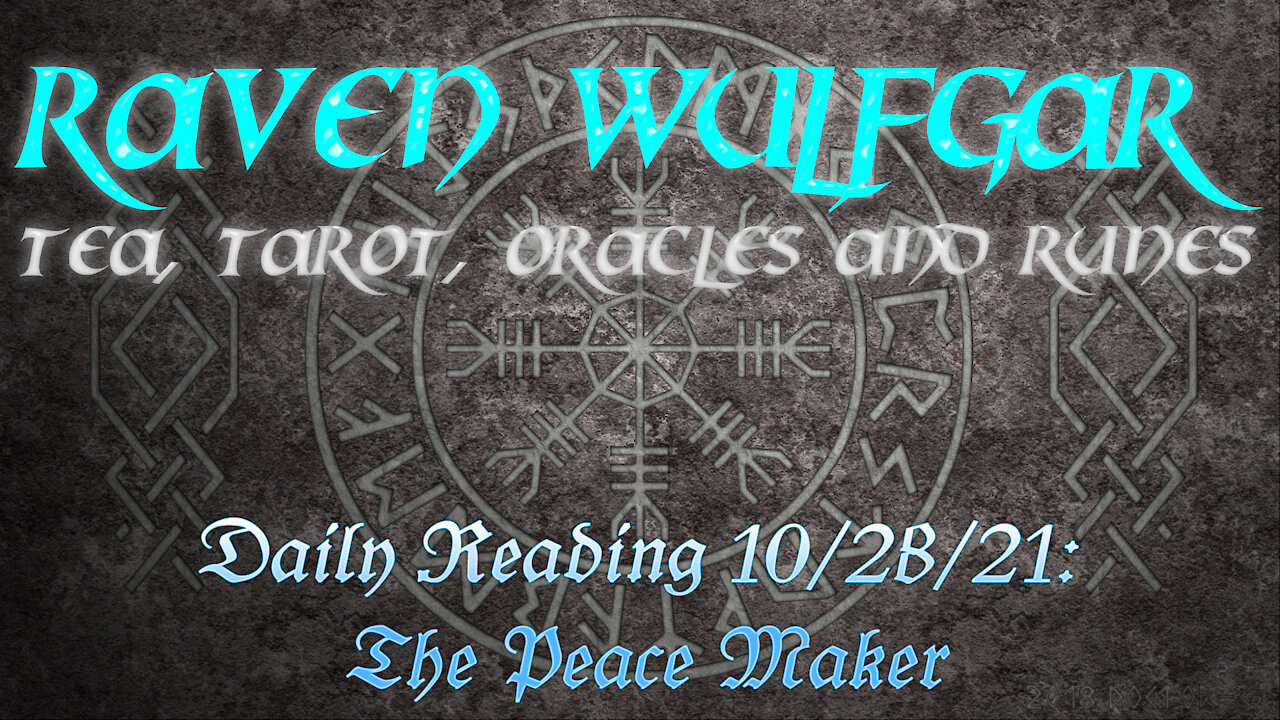 Daily Reading 10/28/21: The Peace Maker