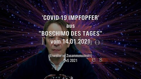 'COVID-19 IMPFOPFER' aus "BOSCHIMO DES TAGES" vom 14.01.2021