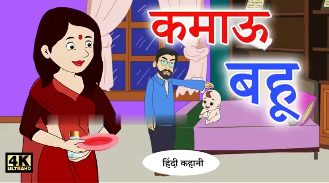 कमाऊबहू 👧 || Kamaoo Bahoo || #moralstories #hindikahani #newstory #funnyvideos