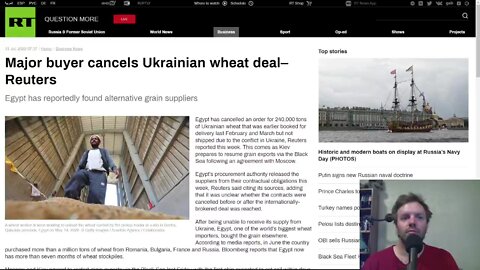 Egypt cancels Ukraine wheat deal. How will this affect Ukraine's economy?