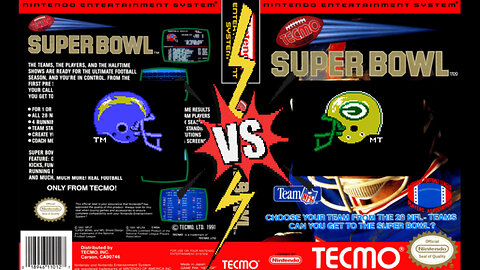 Tecmo Super Bowl - NES (Nazcas Last Son vs Noobie lll) Online Matches