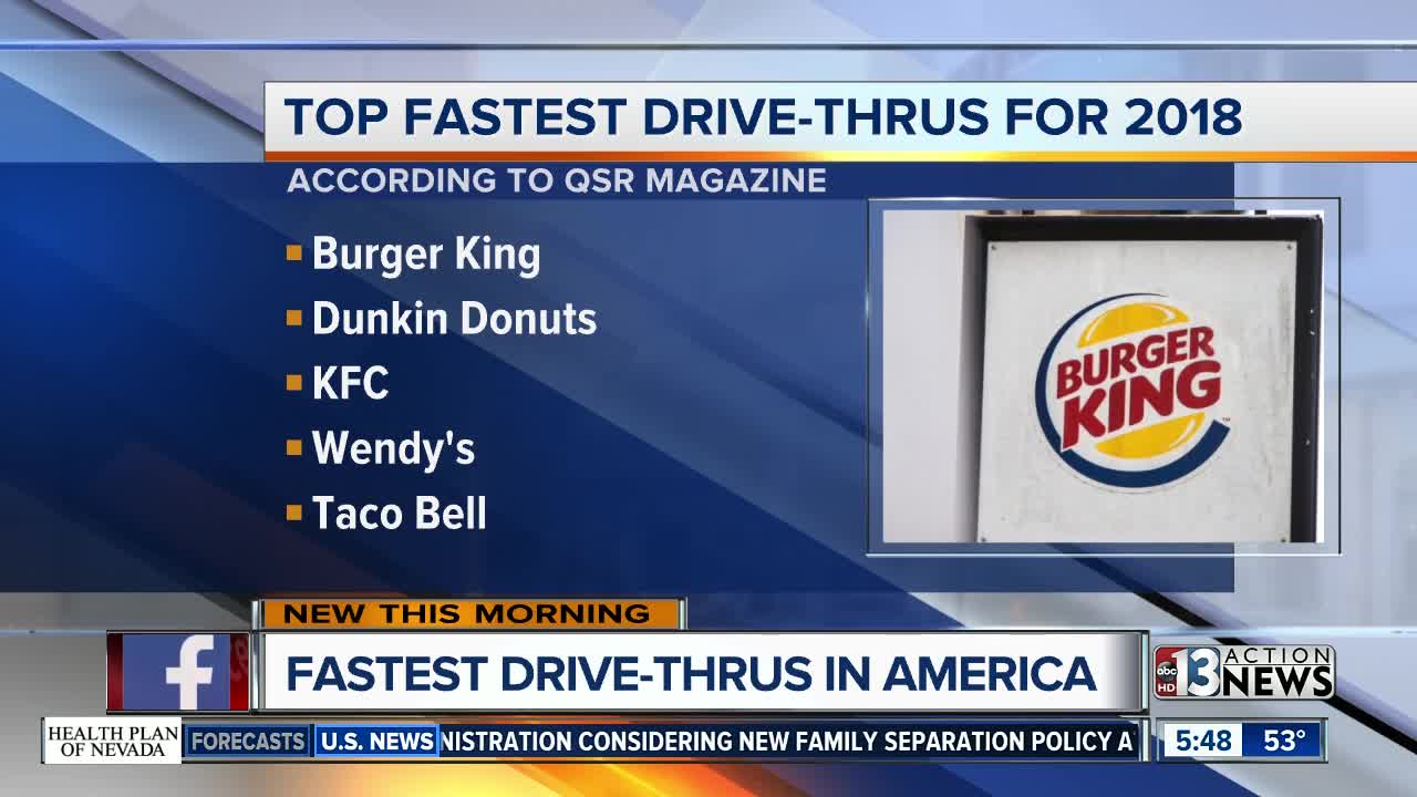 Fastest drive-thrus in America