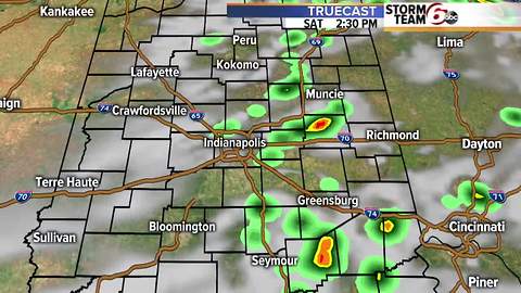 Temps climbing. Rain chances return