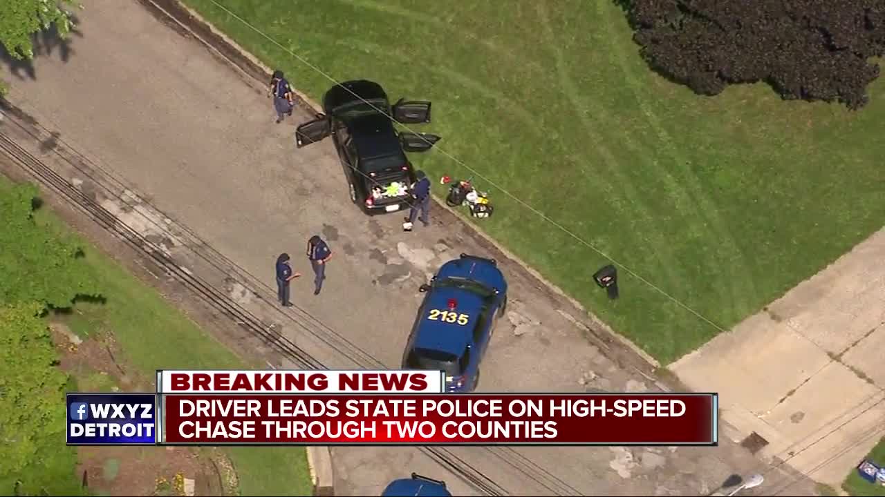Police chase ends in Genesee County suspect arrested