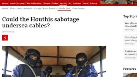 Peak Insanity, US and UK plan to Blow up Internet! (Blame Houthis)