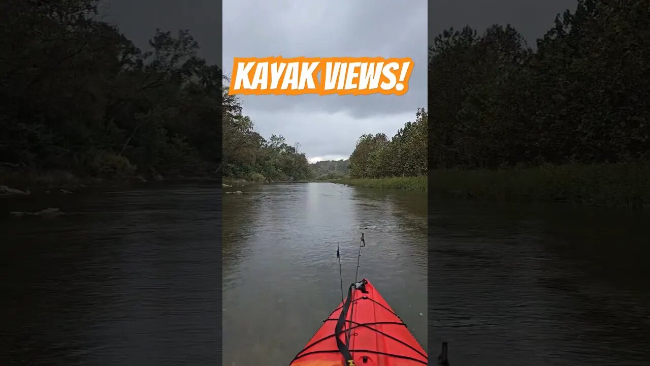 No bad views from a kayak! #shorts #kayakfishing #fishing #creekfishing #riverfishing