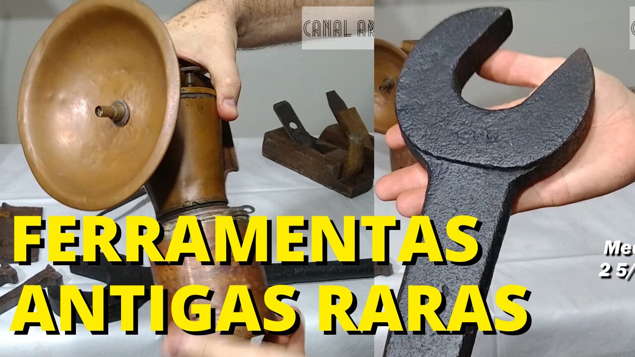 COLEÇÃO DE FERRAMENTAS ANTIGAS | ANTIGUIDADES E RARIDADES