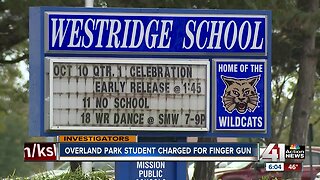 Overland Park student arrested for pointing finger gun at other students