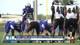 Bonita Springs 'Bull Sharks' play first football game