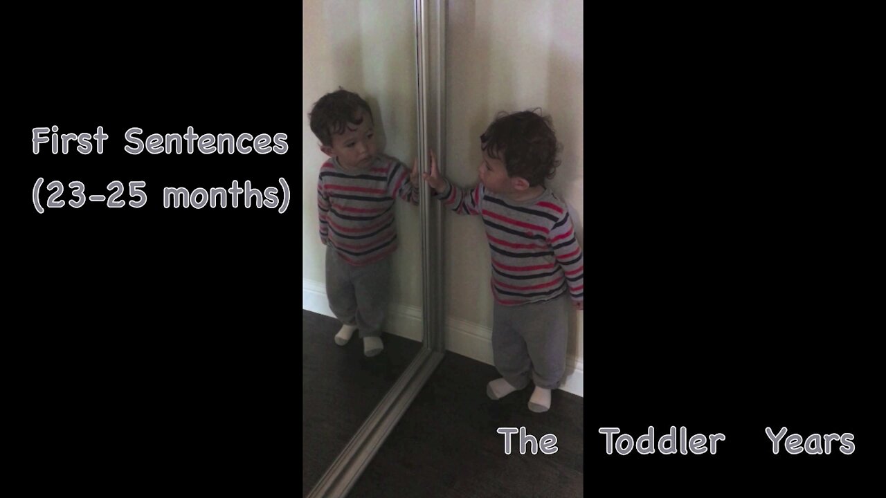 2-year-old's first sentences