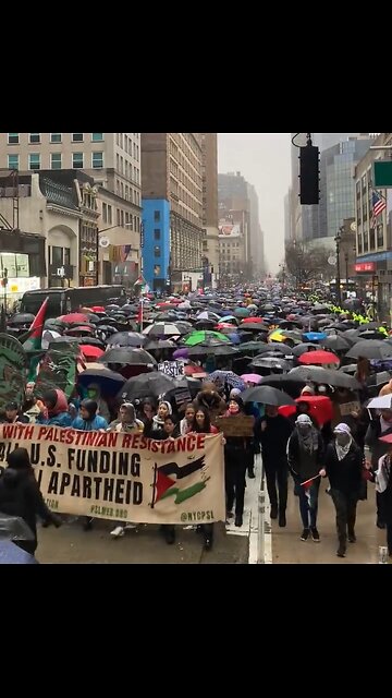 Thousands of Pro Hamas Protesters March in NYC