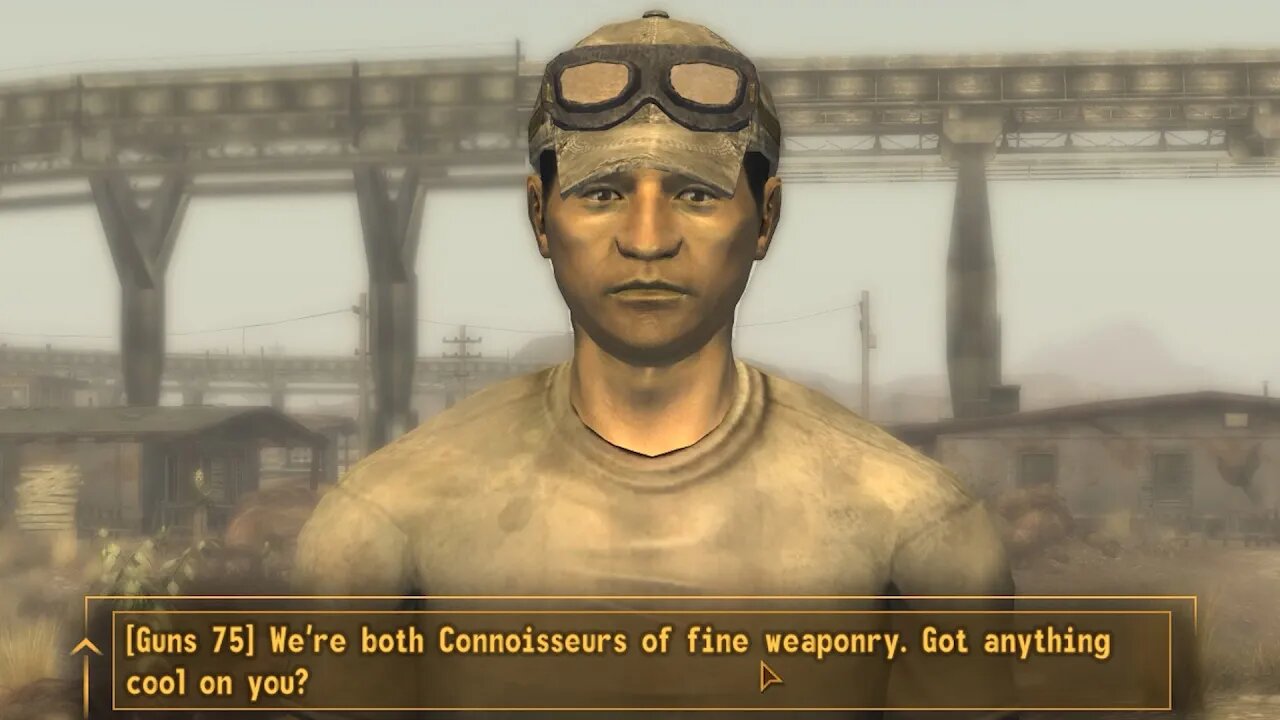 CUT CONTENT Guns Skill Speech Check in Fallout New Vegas