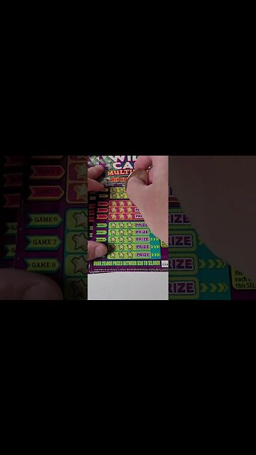 Testing Wild Cash Lottery Tickets!