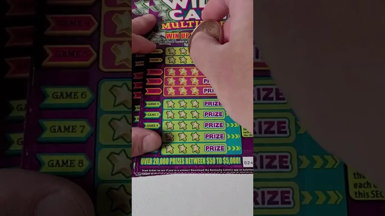 Testing Wild Cash Lottery Tickets!