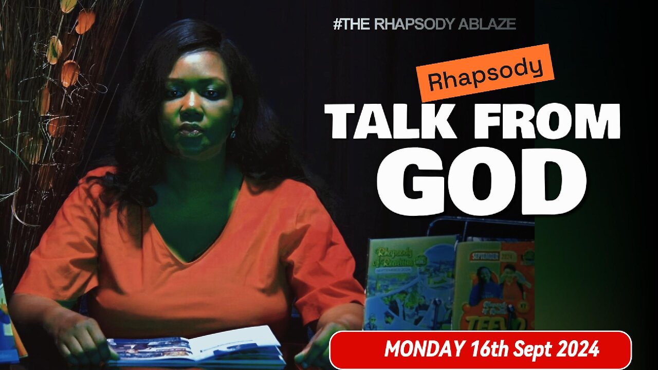 RHAPSODY OF REALITIES DAILY DEVOTIONAL 16th MONDAY, SEPT 2024 || TALK FROM GOD