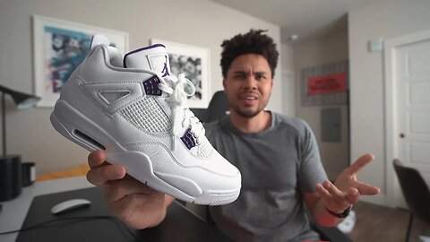 AIR JORDAN 4 PURPLE METALLIC REVIEW