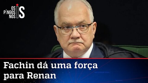 Fachin livra Renan Calheiros de inquérito da Lava Jato