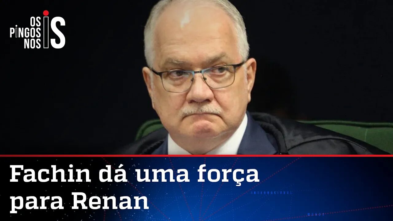 Fachin livra Renan Calheiros de inquérito da Lava Jato