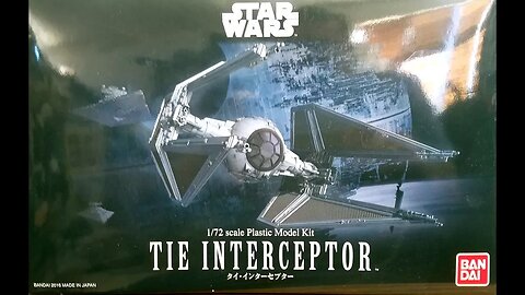 1/72 Bandai Tie Interceptor Review/Preview