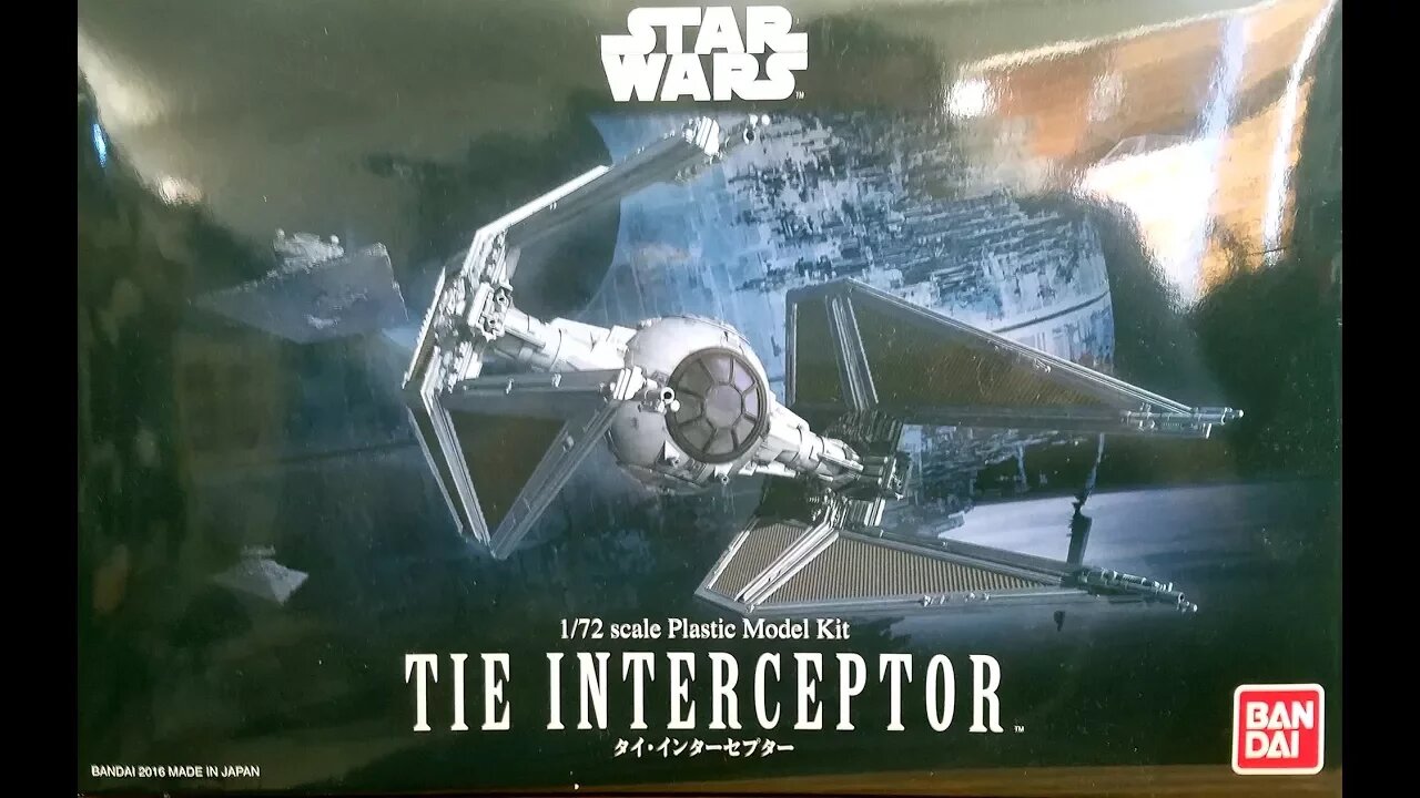 1/72 Bandai Tie Interceptor Review/Preview