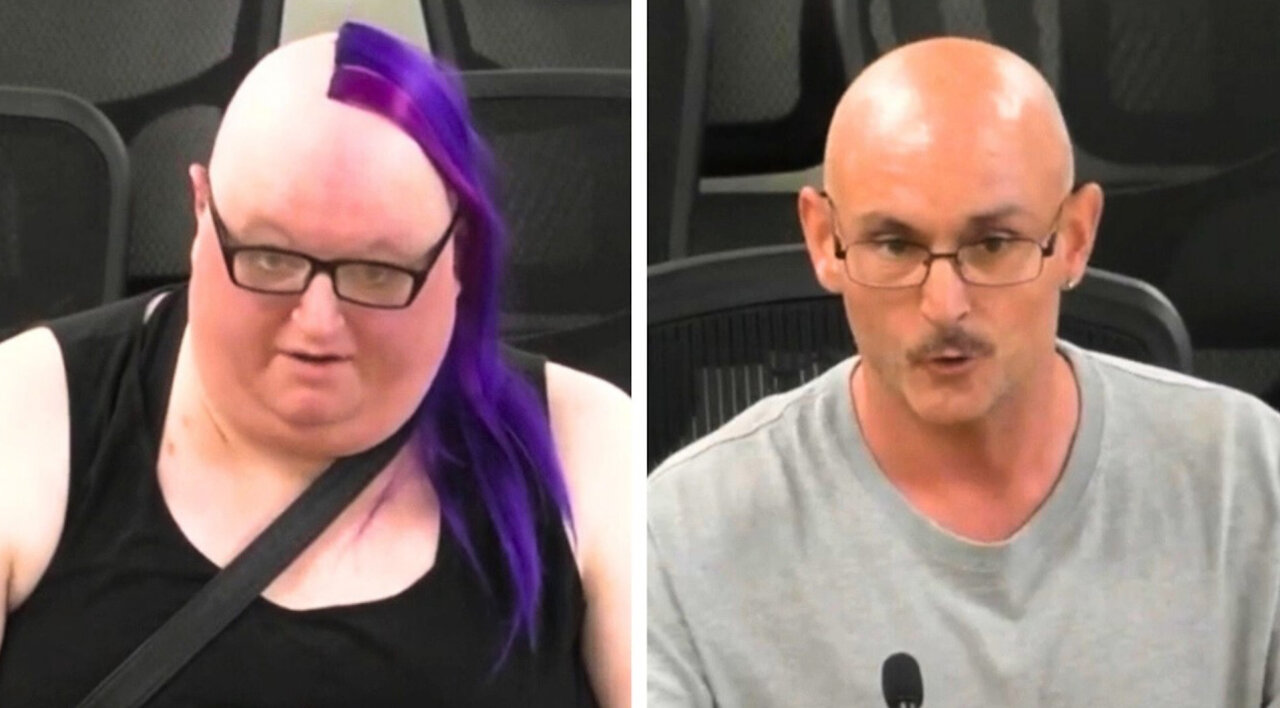 Purple-Haired Transgender Person VS Man Who’s Had Enough!