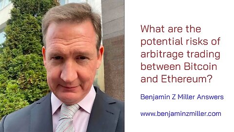 What are the potential risks of arbitrage trading between Bitcoin and Ethereum?