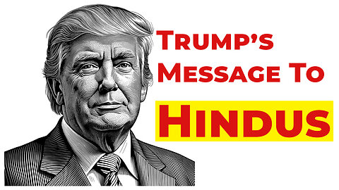 Trump’s Heartwarming Message To Hindus That Touched MILLIONS!