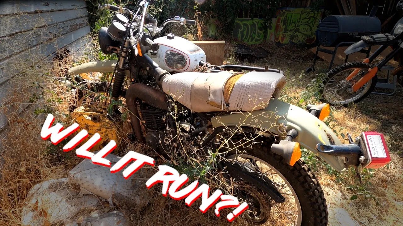 WILL IT RUN?! The Hellhound (1978 Yamaha DT400 Revival) | Part 1