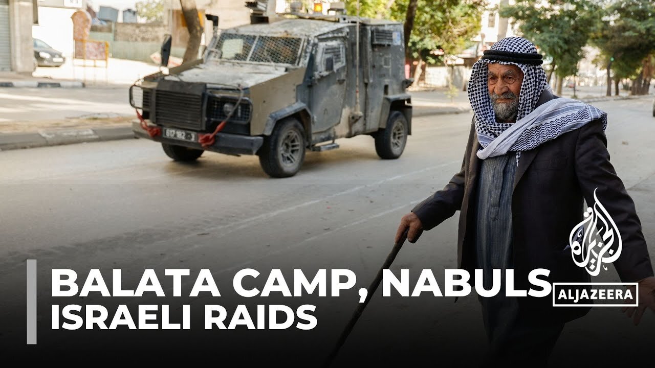 Israeli forces raid homes in a refugee camp injuring several people in Nablus