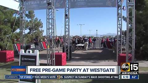 Free Cardinals pre-game tailgate at Westgate on Monday