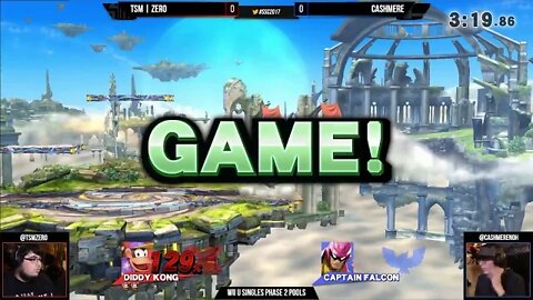 TSM|Zero (Diddy) vs. Cashmere (C. Falcon) - Wii U Singles Phase 2 Pools - SSC2017