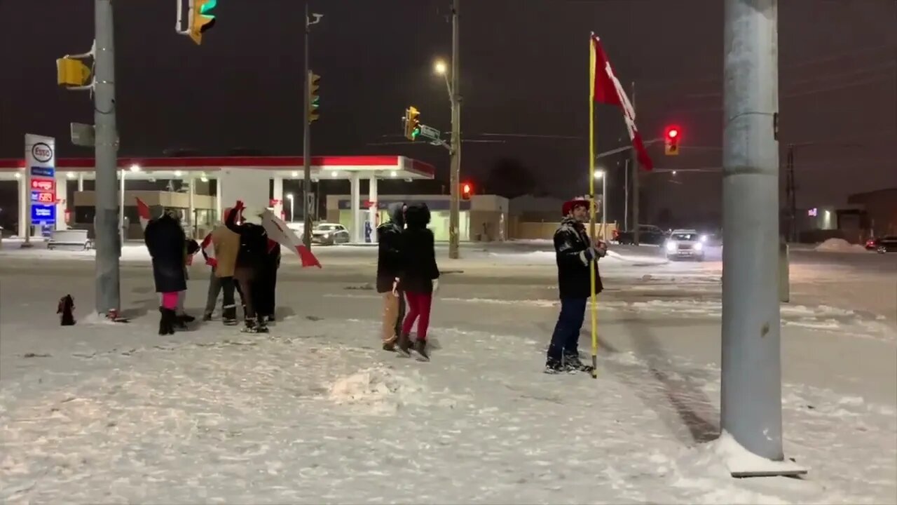 🇨🇦Ambassador Bridge🇨🇦 *Protestors Still Holding*