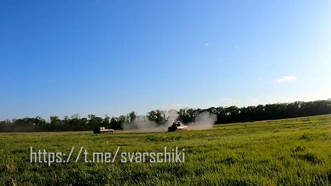 Russian artillery near Spartak