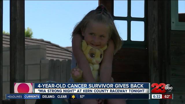 4-year-old cancer survivor giving back to those who need it