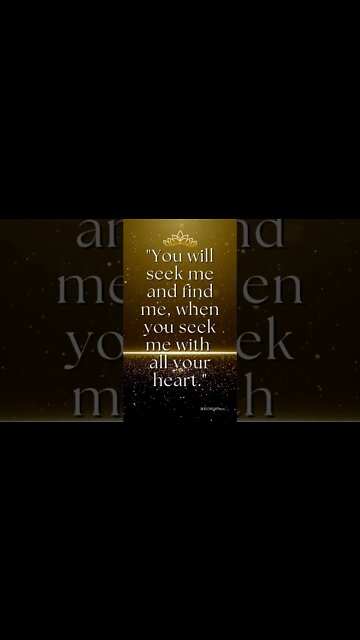 Scriptures On Seeking God | #Shorts