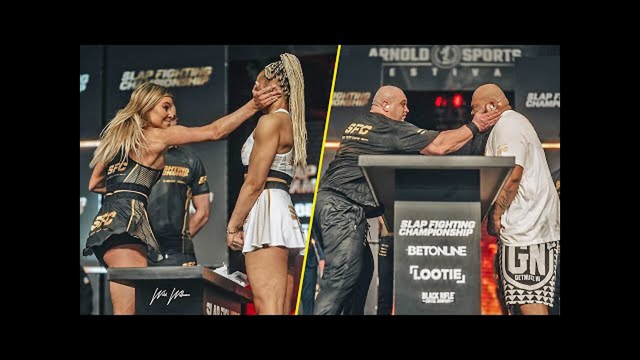 The HARDEST Slaps From Slap Fighting Championship