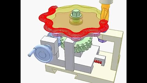 2139 Copying device on vertical milling machine 2