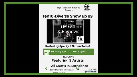 Sparky's Ten10-Diverse Show Ep 89