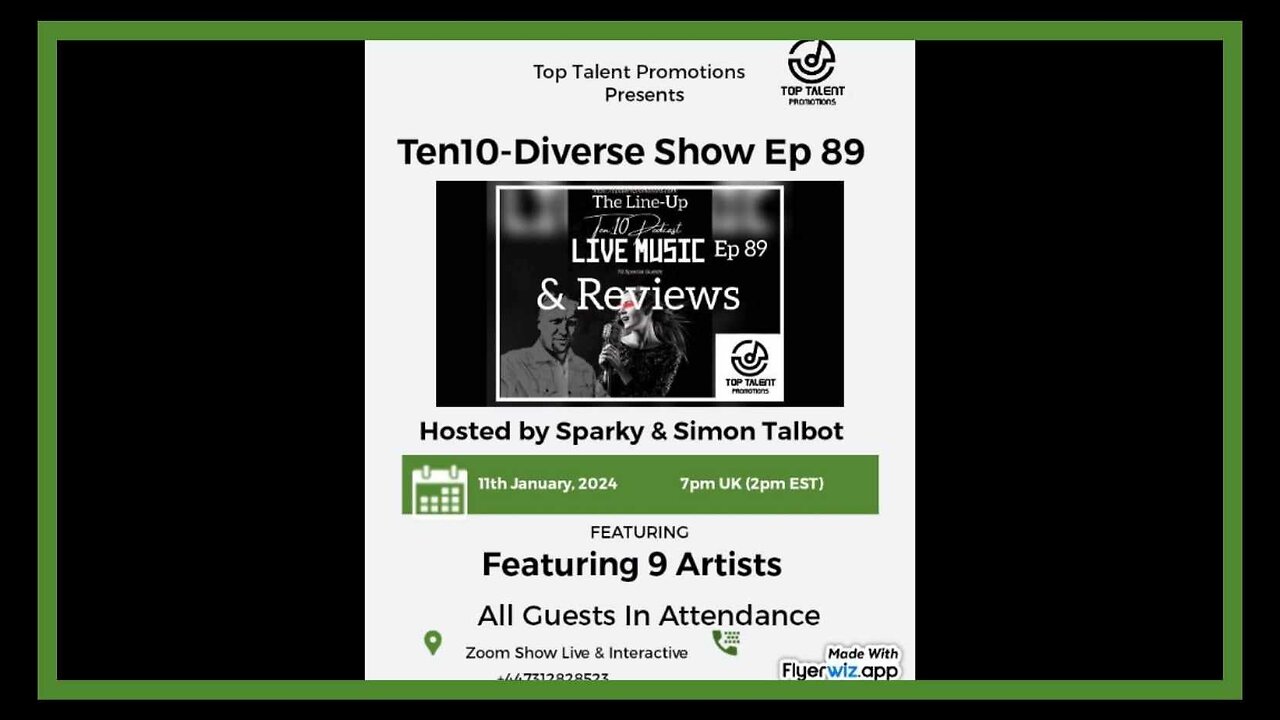 Sparky's Ten10-Diverse Show Ep 89