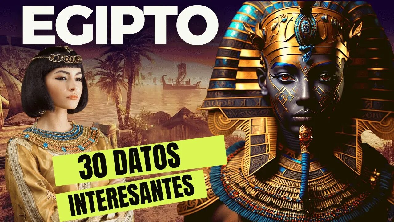 EGIPTO: faraones NEGROS, el ORIGEN REAL de CLEOPATRA y otros DATOS INTERESANTES.